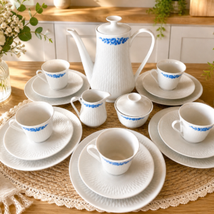 Starý krásný porcelánový servis Winterling pro pět osob