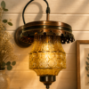 Stará závěsná kovaná lampa
