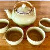 Keramický čajový servis pro čtyři osoby