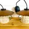 Staré kované lampy 2 kusy