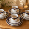 Vánoční snídaňový porcelán